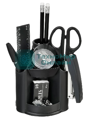 Настольный набор Silwerhof (12 предметов) пластик, черный