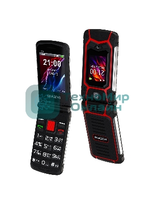 Мобильный телефон Maxvi E10ds красный
