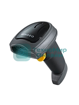 Сканер штрих-кода ручной Mindeo MD6600AT-SR 2D имидж, проводной, 100 скан/сек, USB с автосенсорной подставкой, черный