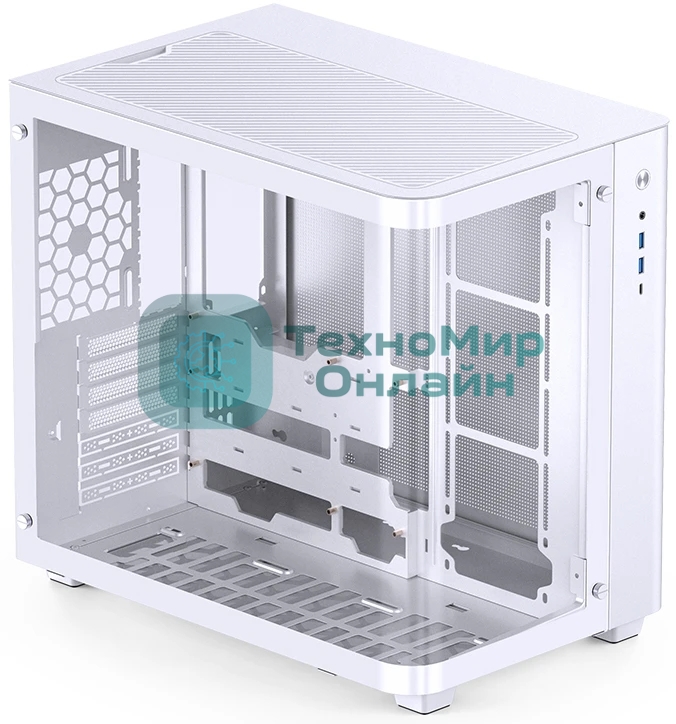 Компьютерный корпус без блока питания Корпус JONSBO TK-3 White ATX без БП, mini-ITX, micro-ATX, белый