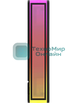 Вентилятор для корпуса Bloody CF-11 LCD ARGb 120х120x25 черный 4-pin 32дБ (упак.:1шт) (CF-11-ARGb120-BK) Ret