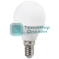 Лампа светодиодная EUROLUX LL-E-G45-7W-230-4K-E14 шар