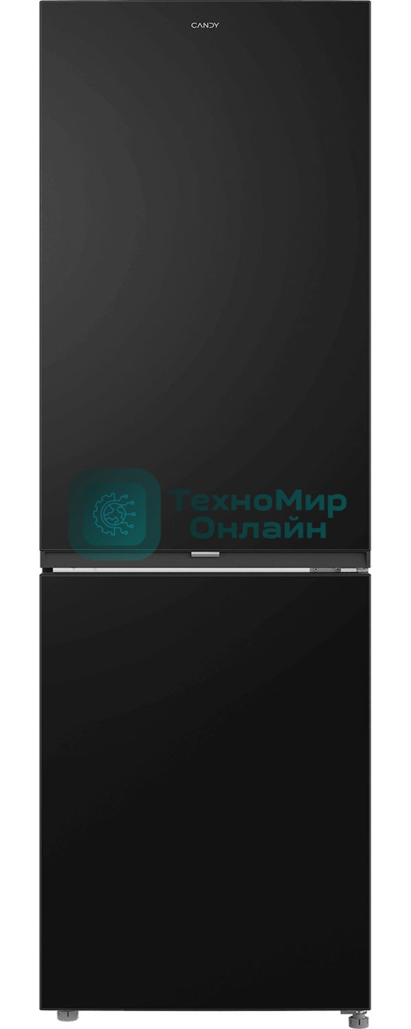 Холодильник Candy CFN6185B черный двухкамерный 207/91 л морозилка снизу, No Frost