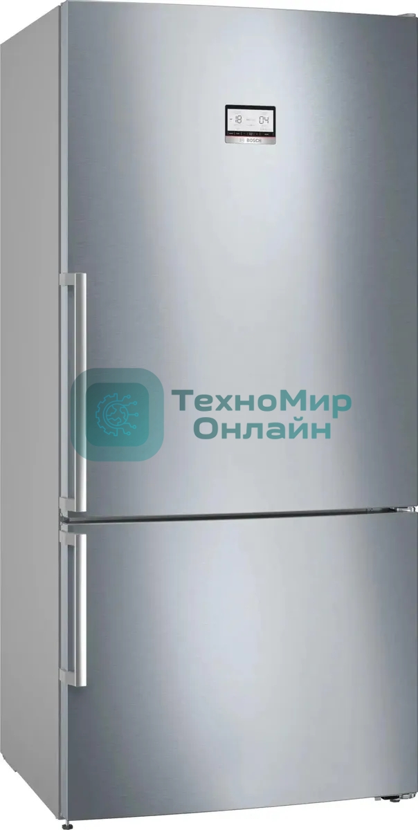 Холодильник Bosch KGN86AI32U серебристый двухкамерный 479/140л морозилка снизу