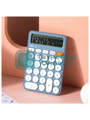 Калькулятор настольный Deli EM124BLUE синий 12-разр.