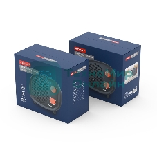 Тепловентилятор Rexant черный, 2000 Вт, 20 м2, термостат