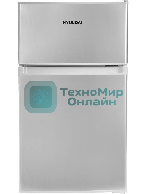Холодильник Hyundai CT10021H серебристый двухкамерный 60/25л морозилка сверху