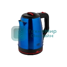 Чайник электрический Homestar HS-1003 1.8л нержавейка, синий