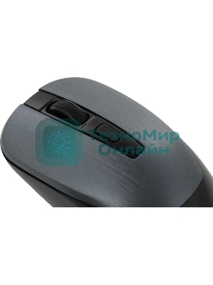 Мышь беспроводная Defender Wave MM-995 серебристый, 1600 dpi, радиоканал, USB, кнопки - 4