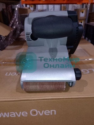 (Б/У) Ленточная шлифмашина ИНТЕРСКОЛ ЛШМ-100/1200Э (Б/У товар с признаками  эксплуатации/износа,  с  механическими повреждениями (вмятина, деформация  корпуса,  существенный некомплект), но при этом работоспособный в рамках основного функционала)