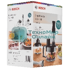 Блендер погружной Bosch MSM6M871 1200 Вт, черный