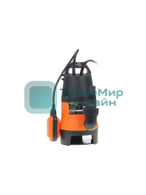 Насос дренажный PATRIOT F 400 (NEW) 315302405 Мощн. - 400 Вт, напр. - 220 В, макс.производит. - 8000 л/час, макс. глуб. погруж. - 5 м., макс. выс.подъема- 5 м., корпус - пластик.