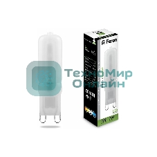Лампа светодиодная Feron LB-431 7W 230V G9 4000K