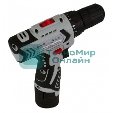 Дрель-шуруповерт Ресанта ДА-12-2ЛК, 12 В, 2 Ач, 40 Нм, щеточный