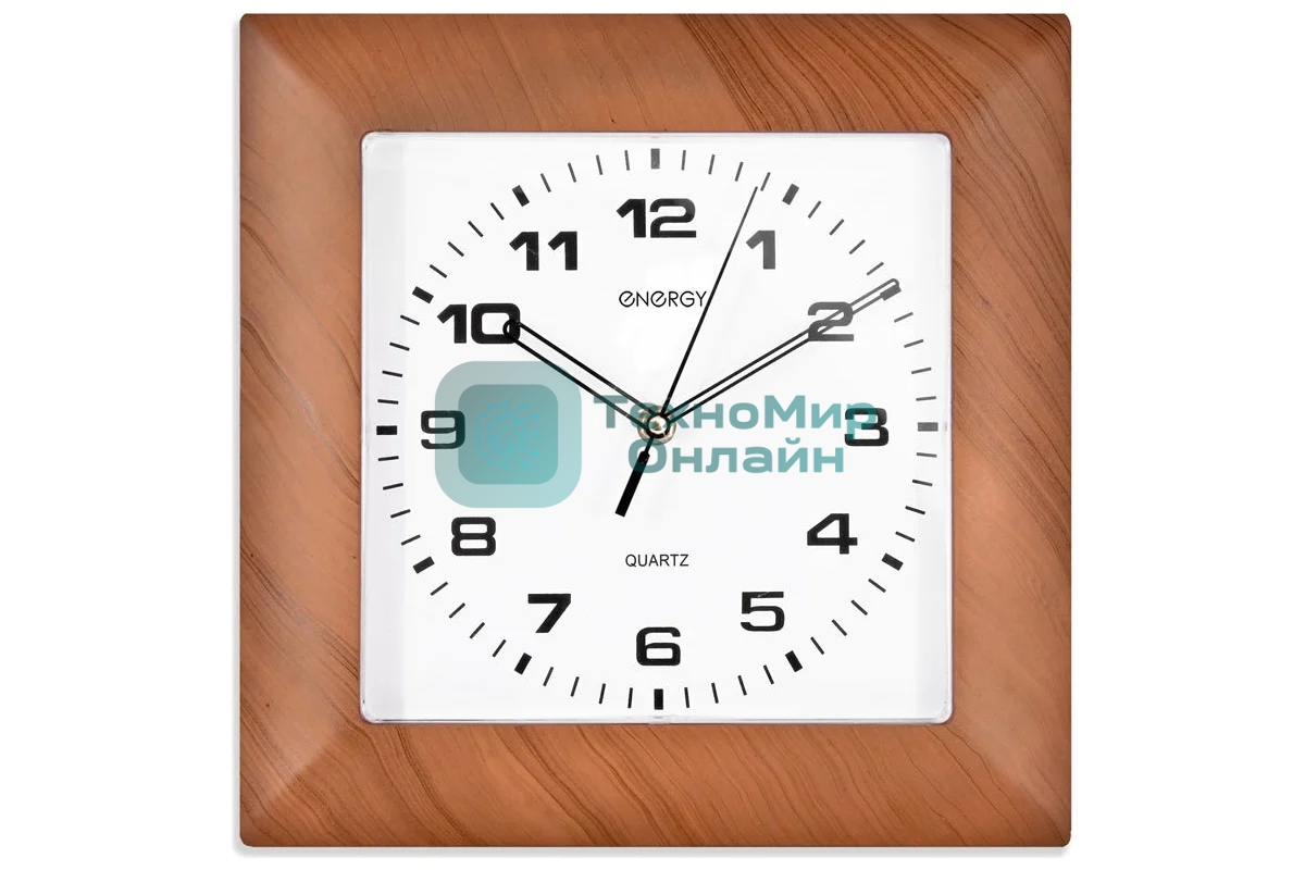 Часы настенные кварцевые Energy ЕС-14 квадратные