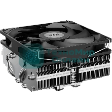 Кулер для процессора PCCooler RC400-53 (125W, 4-pin PWM, 53.5мм, Al/Cu, 4x6мм, 1x92мм, 43CFM, 31.2dBA, 2700RPM, S: 1851/1700/1200/20XX/115X, AM5/AM4, silver, black)