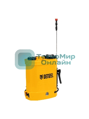 Опрыскиватель ранцевый аккумуляторный Denzel D-12LA, 12 л, щелочной акк., 12 В, 8 А·ч