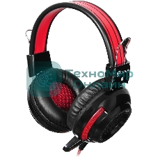 Проводные наушники Oklick HS-G300 черный/красный, полноразмерные, Jack 3.5 мм