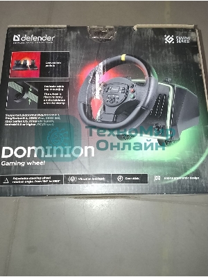 (Поврежденная упаковка) Игровой руль DEFENDER Dominion