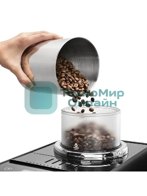 Кофемашина автоматическая DeLonghi EXAM440.55.B черный, исп. кофе - зерновой/молотый, 1.4 л, 1450 Вт, 19 бар