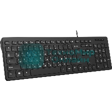 Клавиатура проводная Oklick K733, USB, черный