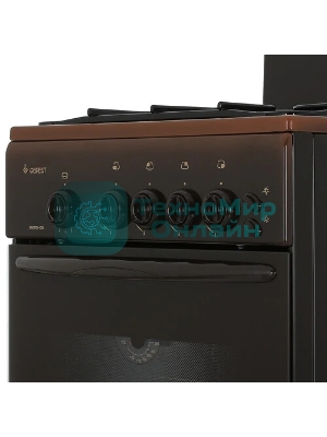 Плита газовая Gefest ПГ 3200-06 К36 коричневый, конфорок 4 шт, духовка 42 л, 50 см x 85 см x 53 см