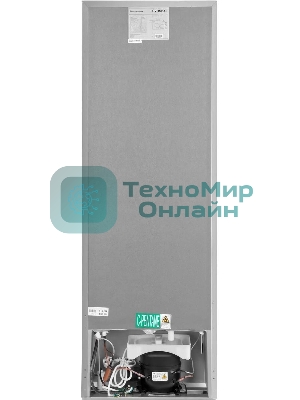 Холодильник Hyundai CC2054SL серебристый двухкамерный 120/34л морозилка снизу