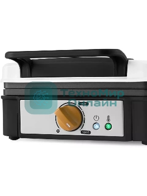 Вафельница Kitfort КТ-1692 1200Вт белый/черный