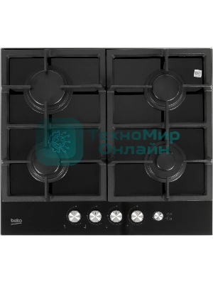 Газовая варочная панель Beko HILG64235S черный