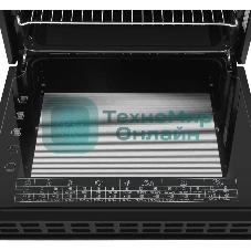 Шкаф духовой электрический Maunfeld AEOH60102S, 60л, дверца с 3 стеклами, нержавеющая сталь