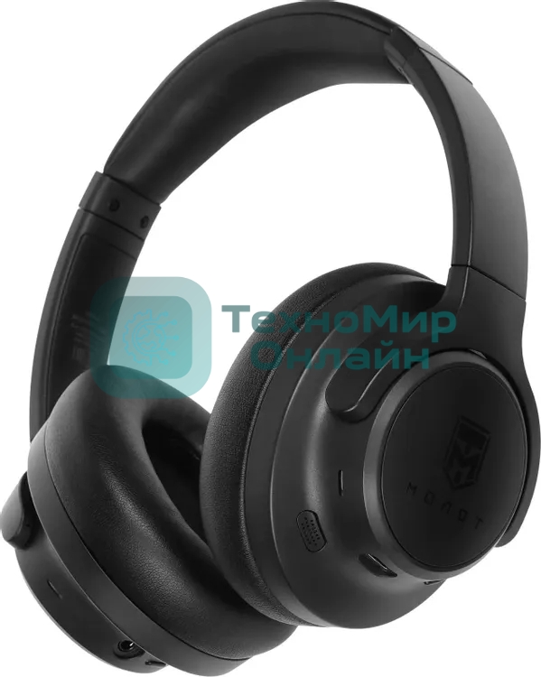 Беспроводные/проводные наушники URAL Молот Н120 черный, полноразмерные, Bluetooth + проводной, до 25 ч