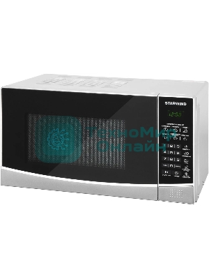 Микроволновая печь Starwind SMW3120 серебристый/черный, 20 л, 700 Вт, переключатели - сенсор