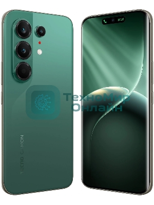 Смартфон Tecno Camon 50 Ultra 5G 256Gb 8Gb зеленый моноблок 3G 4G 2Sim 6.78