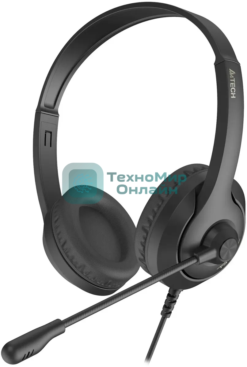 Гарнитура A4Tech Fstyler FH100i чёрный, проводная