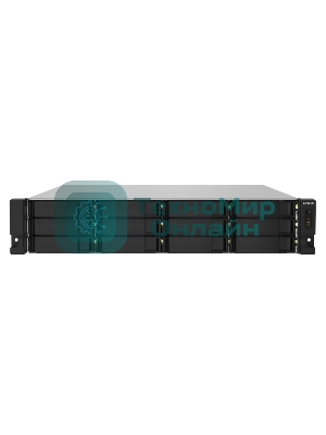 Сетевое хранилище без дисков SMB QNAP TS-1232PXU-RP-4G 12-Bay quad-core 64-bit AL324 1.7 GHz rackmount NAS with 250W redundant PSU, 4Gb DDR4 UDIMM RAM (max 1x16GB), SATA 6Gb/s, 2x 10GbE SFP+ LAN, 2x2.5 GbE LAN, 1x PCIe Gen2 x2 slot. W/o RAIL-B02