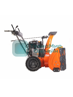 Снегоуборщик PATRIOT PRO 11 KX (коммунально-хозяйственный); 11 л.с., усиленный редуктор, безвоздушные колеса WE3, антиадгезионное покрытие ковша и желоба.