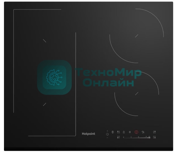 Индукционная варочная поверхность Hotpoint HS 3560B BF, независимая, черный