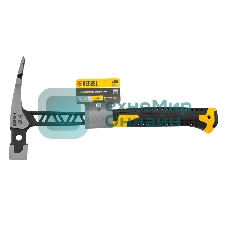 Молоток каменщика Denzel 680 г, цельнокованый, двухкомпонентная обрезиненная рукоятка