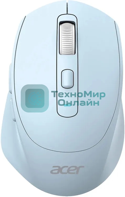 Мышь Acer OMR504 голубой оптическая 3200dpi silent беспров. BT/Radio USB 4but (ZL.MCE11.01E)