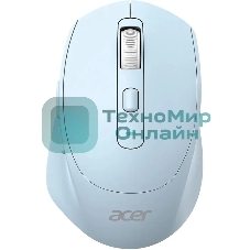 Мышь Acer OMR504 голубой оптическая 3200dpi silent беспров. BT/Radio USB 4but (ZL.MCE11.01E)
