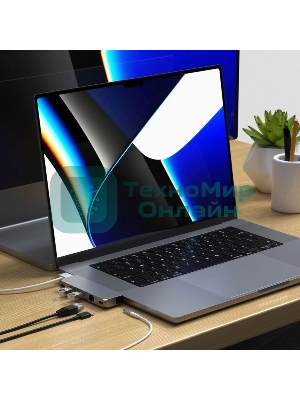 Док-станция Satechi ST-UCPHMIM, USB Type-C, USB 3.0/USB Type-C/RJ-45/Mini jack, USB