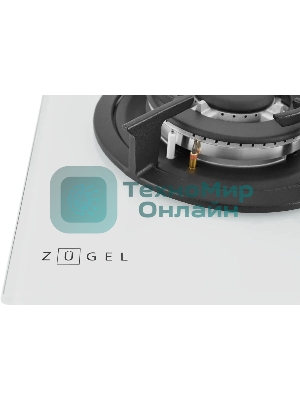 Варочная панель газ ZUGEL ZGH603W, белая