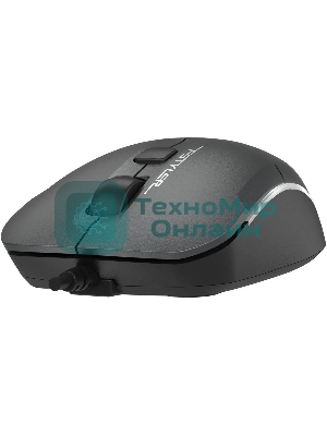 Мышь проводная A4Tech Fstyler FM26S серый/черный, 1600 dpi, USB, кнопки - 4