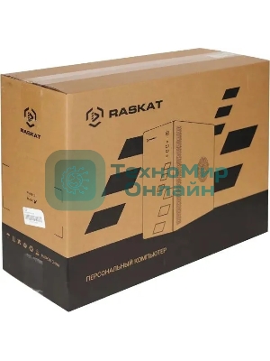 Компьютер Raskat Standart 500 (Intel Core i5 12400, RAM 16Gb, SSD NVMe 480Gb, no OS, kb+ms, черный)
