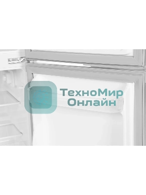 Холодильник Hyundai CT10021H серебристый двухкамерный 60/25л морозилка сверху