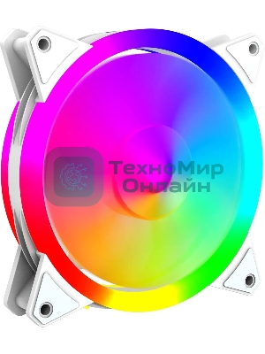 Вентилятор для корпуса Bloody BD-CF120ARGb4 ARGb белый, 120 мм, 1600 об/мин, 26 дБ, 4 pin