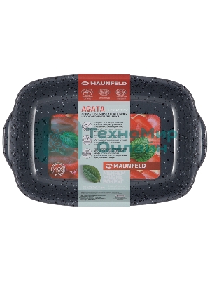 Форма для выпечки и запекания Maunfeld AGATA MF35AGT01BW из жаропрочной керамики 35x22,2x7,5 см