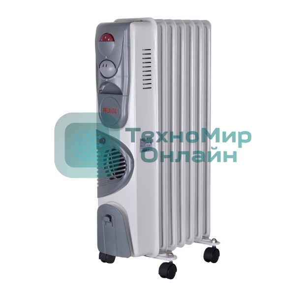 Обогреватель масляный Ресанта ОМ-7НВ (7секций) белый, 1900 Вт, 19 м2, термостат 67/3/10