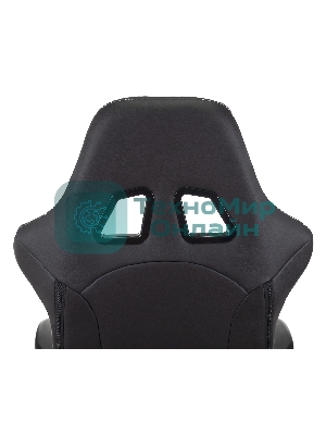 Кресло Бюрократ VIKING 5 AERO WHITE черный/белый, экокожа, 120 кг, механизм качания