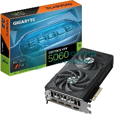 Видеокарта Gigabyte GV-N5060EAGLE OC-8GD 1.0, NVIDIA GeForce RTX 5060, 8 ГБ GDDR7, 128 бит, PCI-e 5.0, 1xHDMI, 3xDP